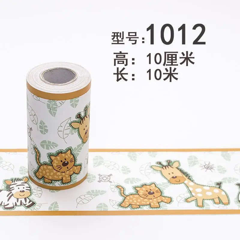 Waterproof PVC Wall Panels Self-Adhesive Skirting Board - Bathroom Safe Tile Border Sticker for Shower Corner Guard