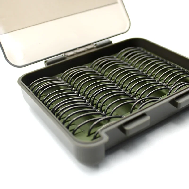 Carp Fishing Hook Storage Box for PTFE Coated Hooks Carp Fishing Accessories Tackle Box Equipment
