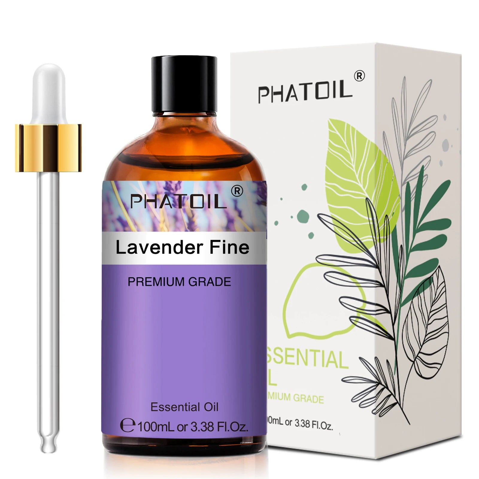 PHATOIL 100ML Eucalyptus Rose Essential Oils Lavender Indian Sandalwood Bergamot Cinnamon Lemongrass Essential Oils For Skin - Daisan Mart