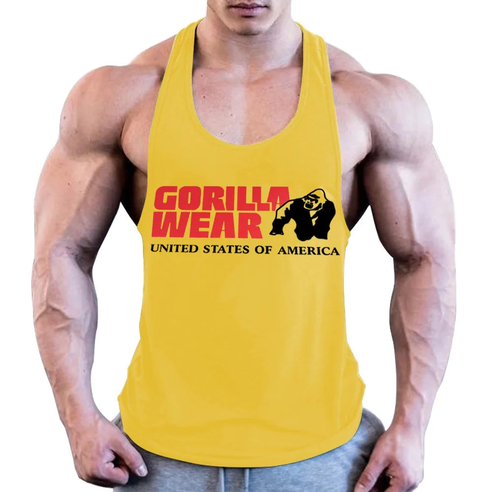 Áo Tank Tập Gym Nam Thoáng Mát Cotton Không Tay - Daisan Mart