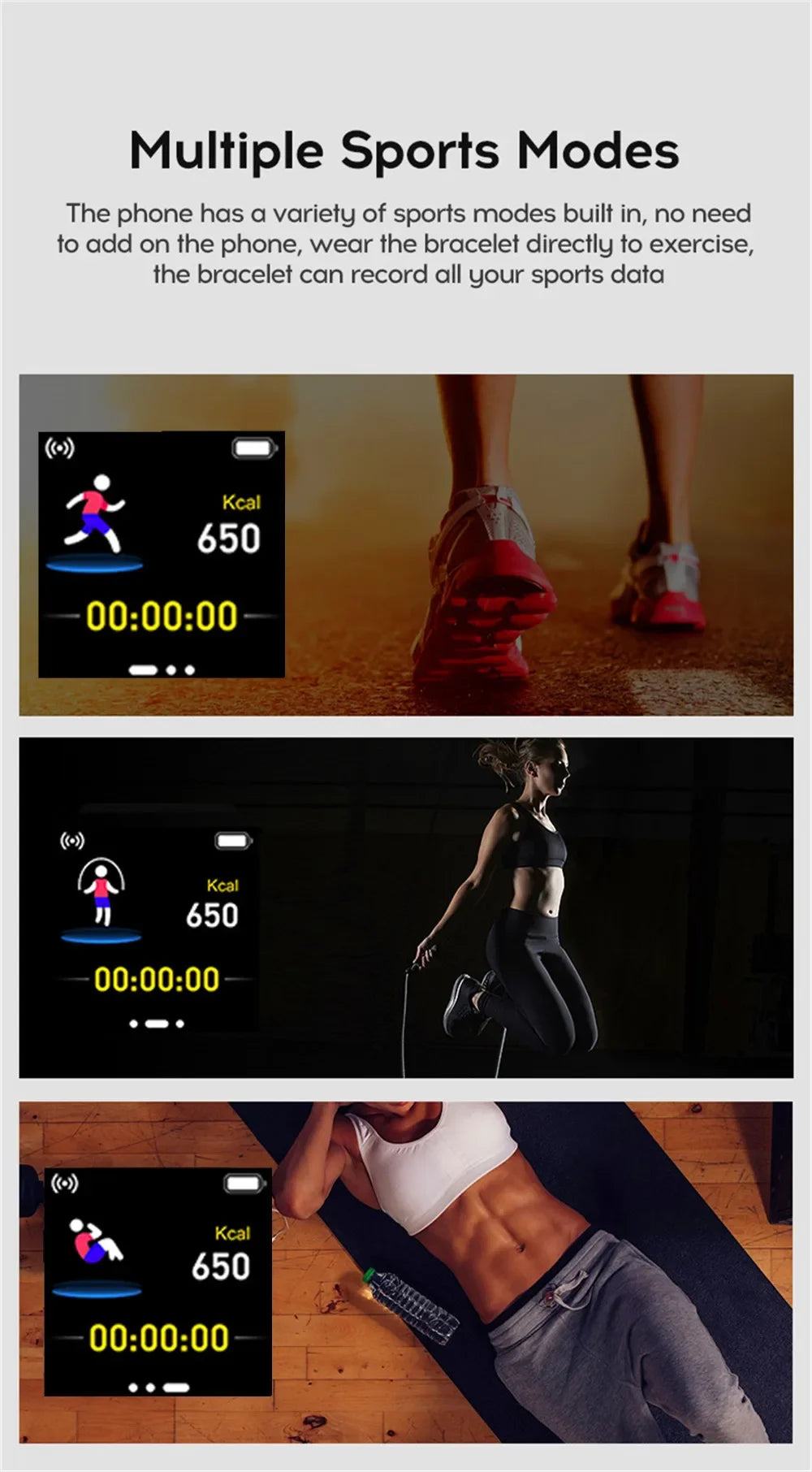 D13 Multi-function Smart Watch - Reminder &amp; Sports