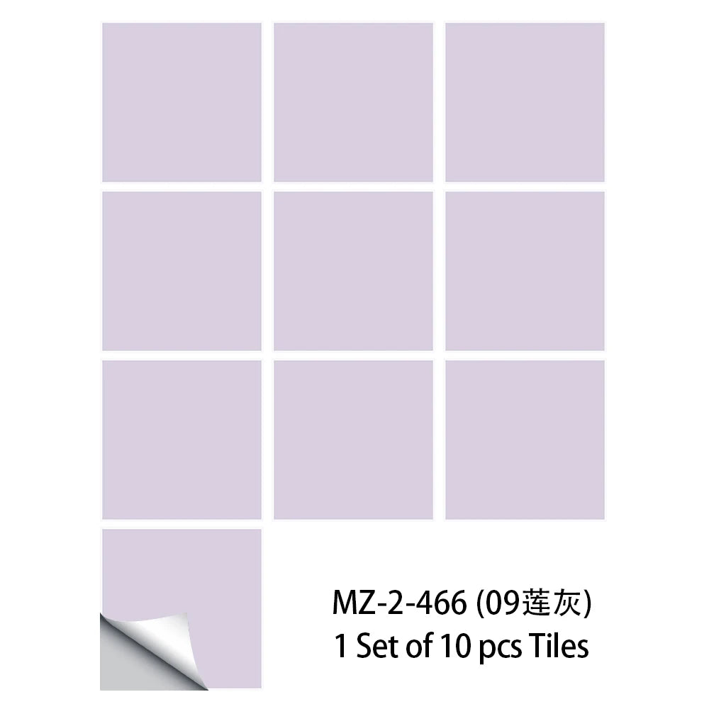 10 pieces of waterproof turquoise wall tiles