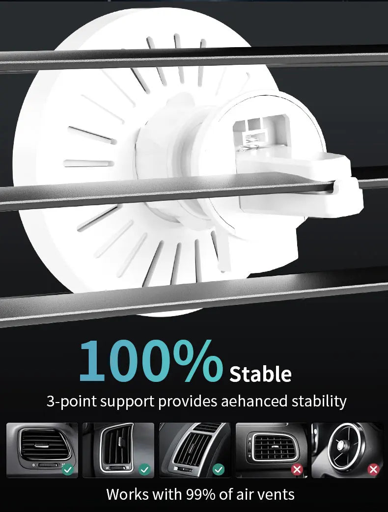 30W Car Wirless Magnetic Charger Air Outlet Phone Holder Stand For iPhone 16 15 14 13 12 Pro Max Fast Charging Cellphone Blacket