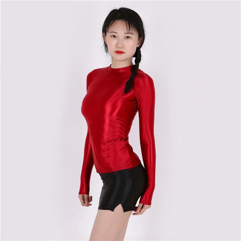 Áo body dài tay mỏng ôm, xuyên thấu sexy thời trang - Daisan Mart