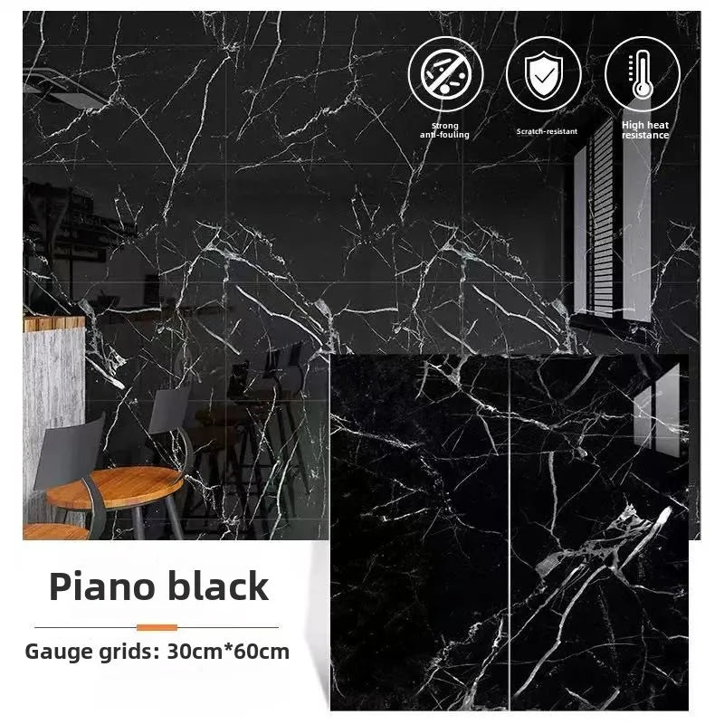 10/30PCS 30cmx60cm Bathroom Tile Waterproof Sticker Thick Self-adhesive Floor Sticker Marble PVC Indoor Wall Sticker