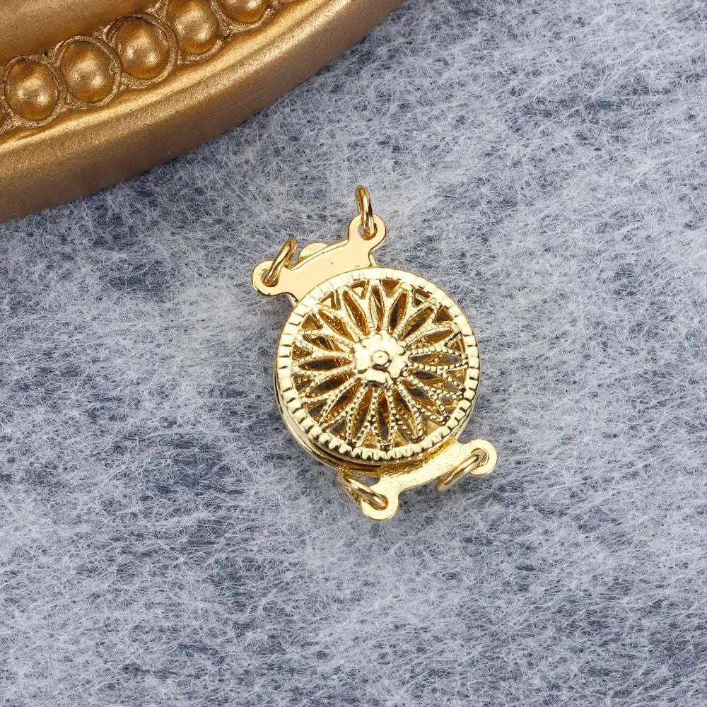Multi-Purpose Gold Lock For Layered Bracelets &amp; Necklaces