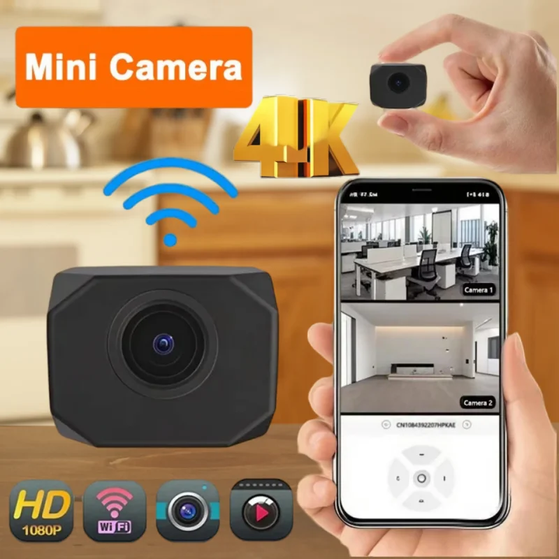 Camera An Ninh Mini 4K WiFi HD - Giám Sát Từ Xa 2026 - Daisan Mart