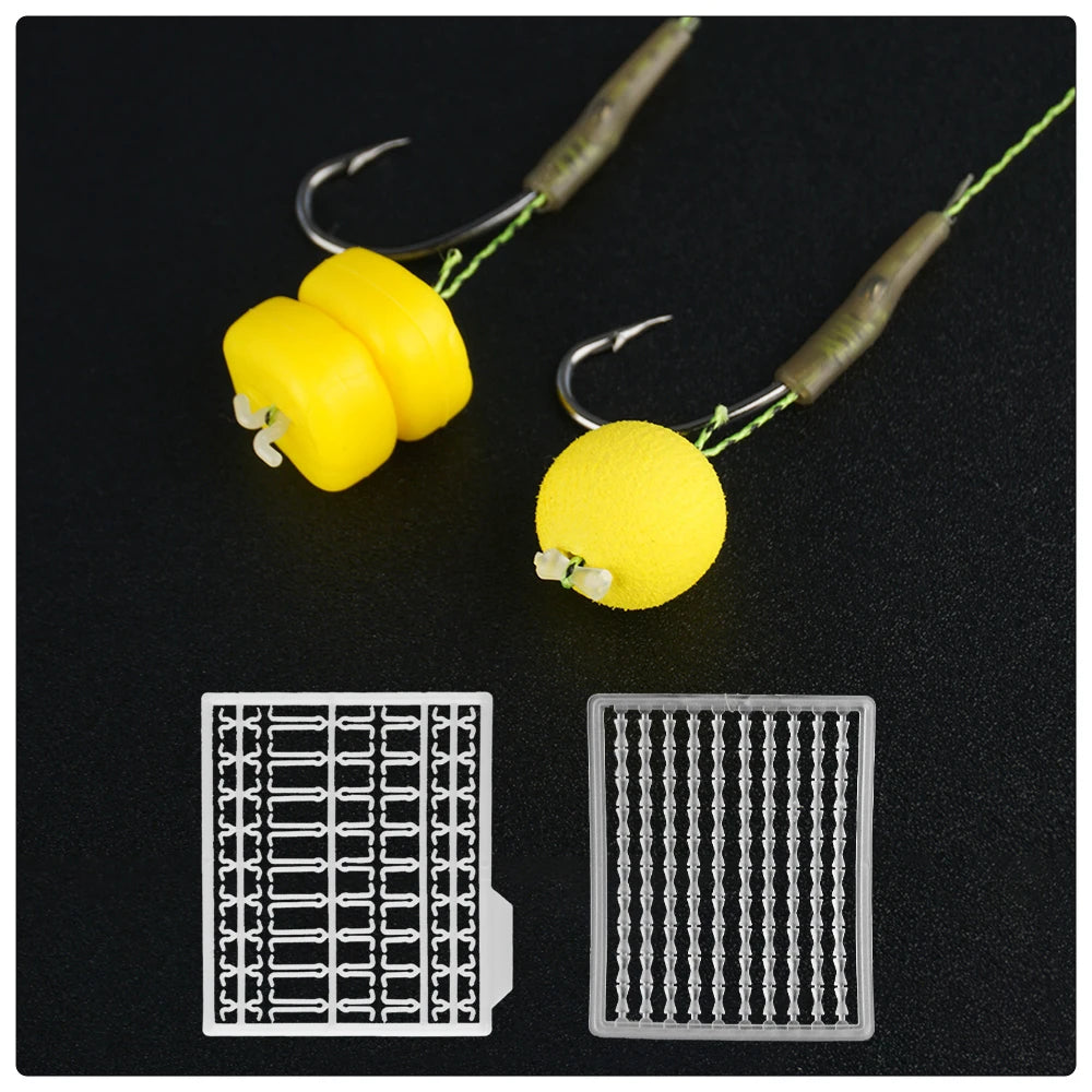 Lưỡi Câu Cá Chép HIRISI Thép Carbon, Dây Bện, Có Ngạnh