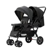 Premium Foldable Lightweight Double Stroller, Front and Back, Safe