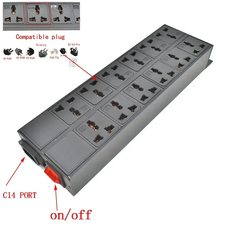 Bảng nguồn PDU C14 - Ổ cắm đa năng cho tủ mạng - Daisan Mart