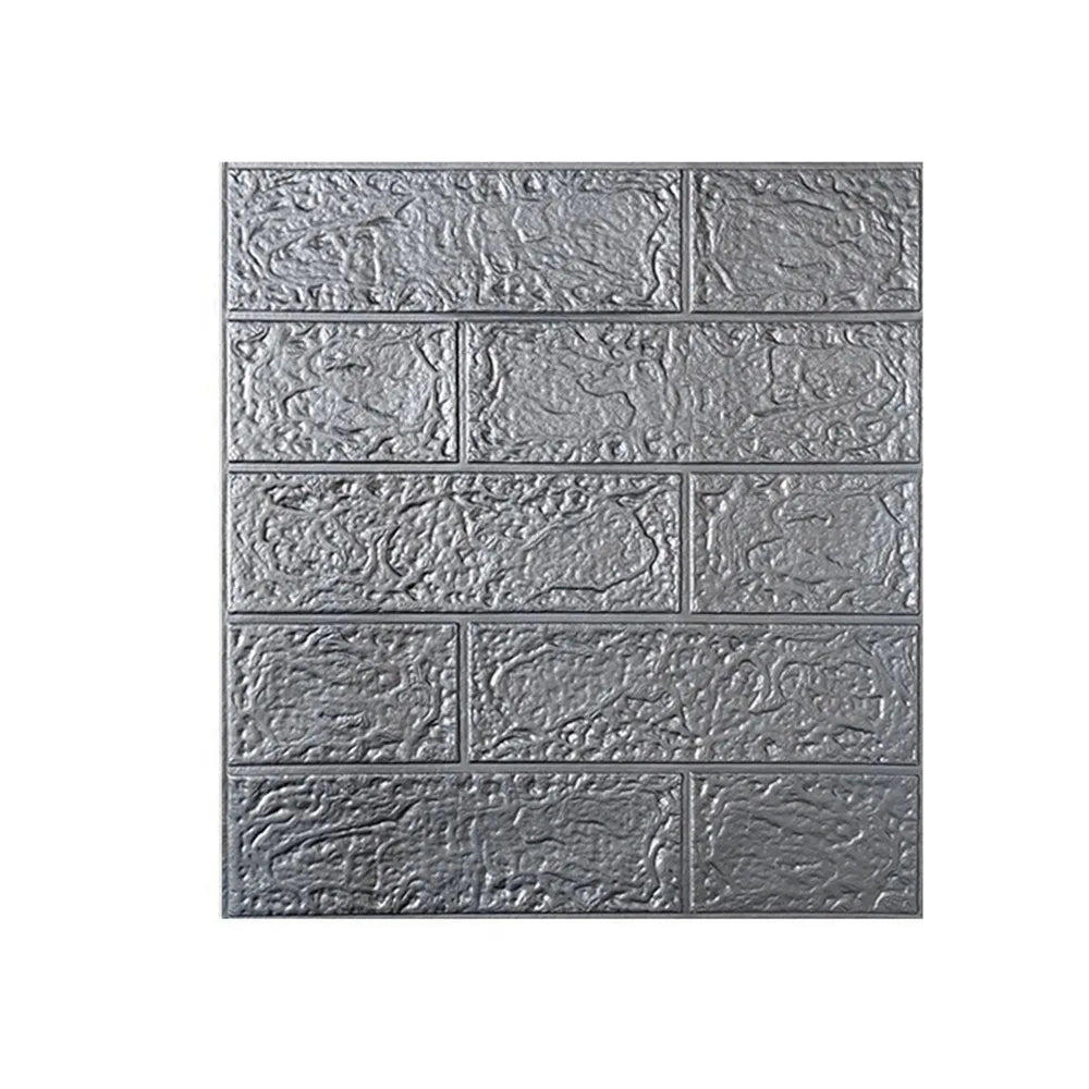 Giấy Dán Tường 3D Giả Gạch Chống Thấm Tự Dán