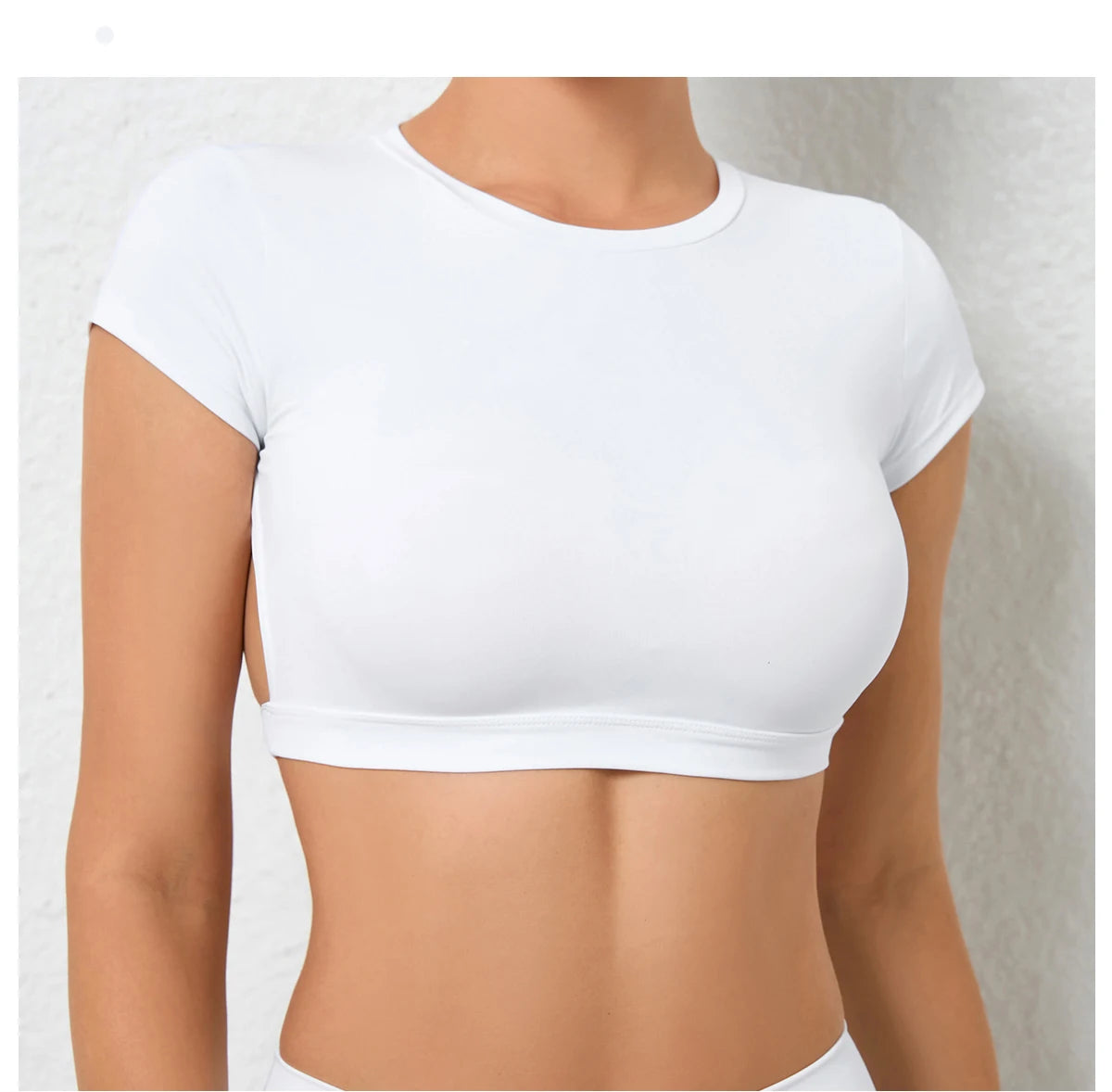 Women's Backless Sports Top Yoga Gym Fitness