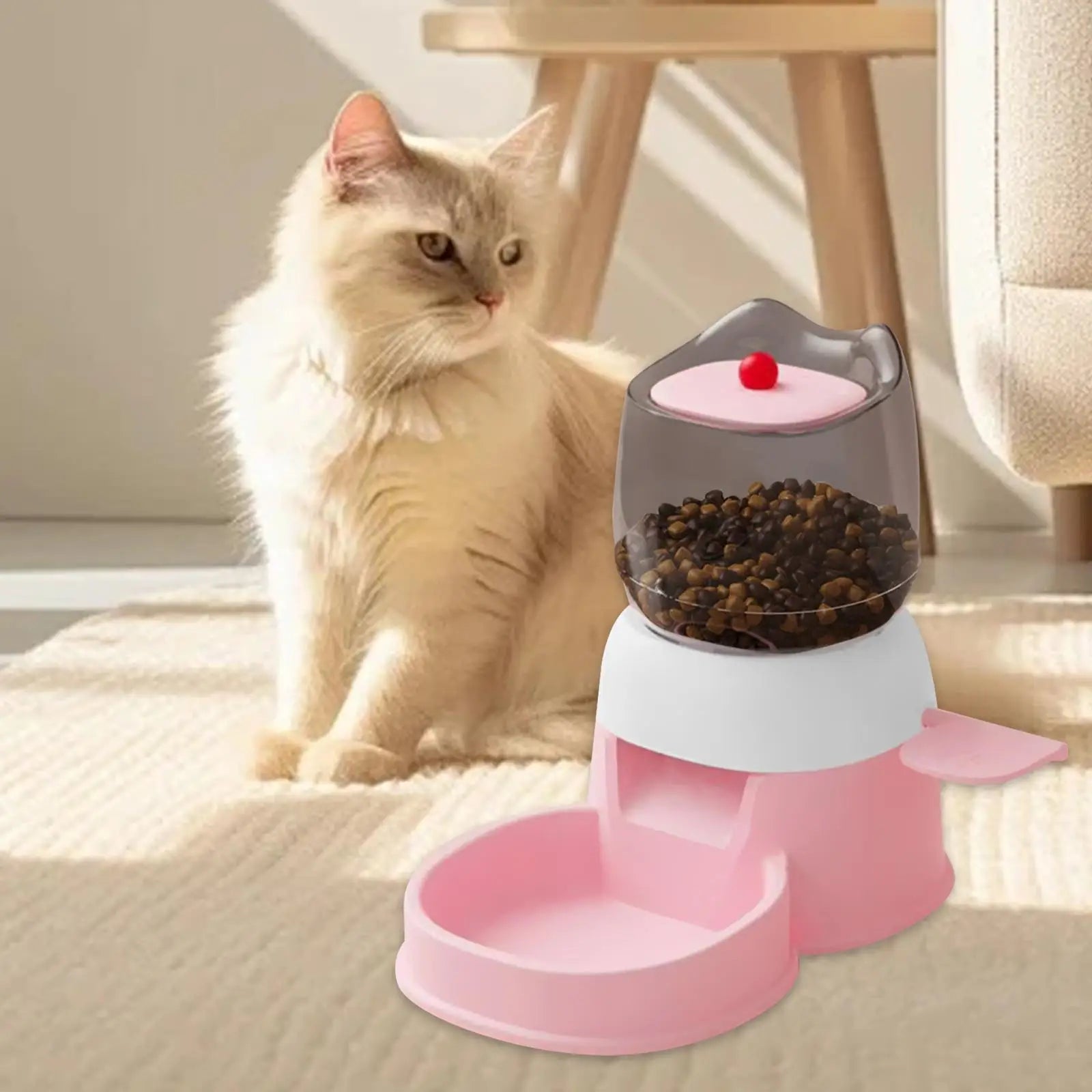 Automatic Pet Feeder Large Capacity 2L Dogs Cats Food Feeder Outdoor Pet Dispenser for Dog Kitten Small Medium Pet Puppy Cat - Daisan Mart