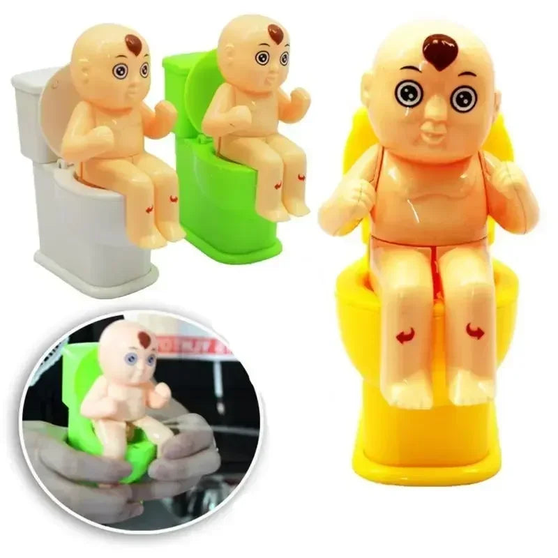Kid Toilet Water Spray Toy Prank Joke Toy Spoof Funny Toy Gag Halloween Stress Reliever Toys Funny Strange Water Gun