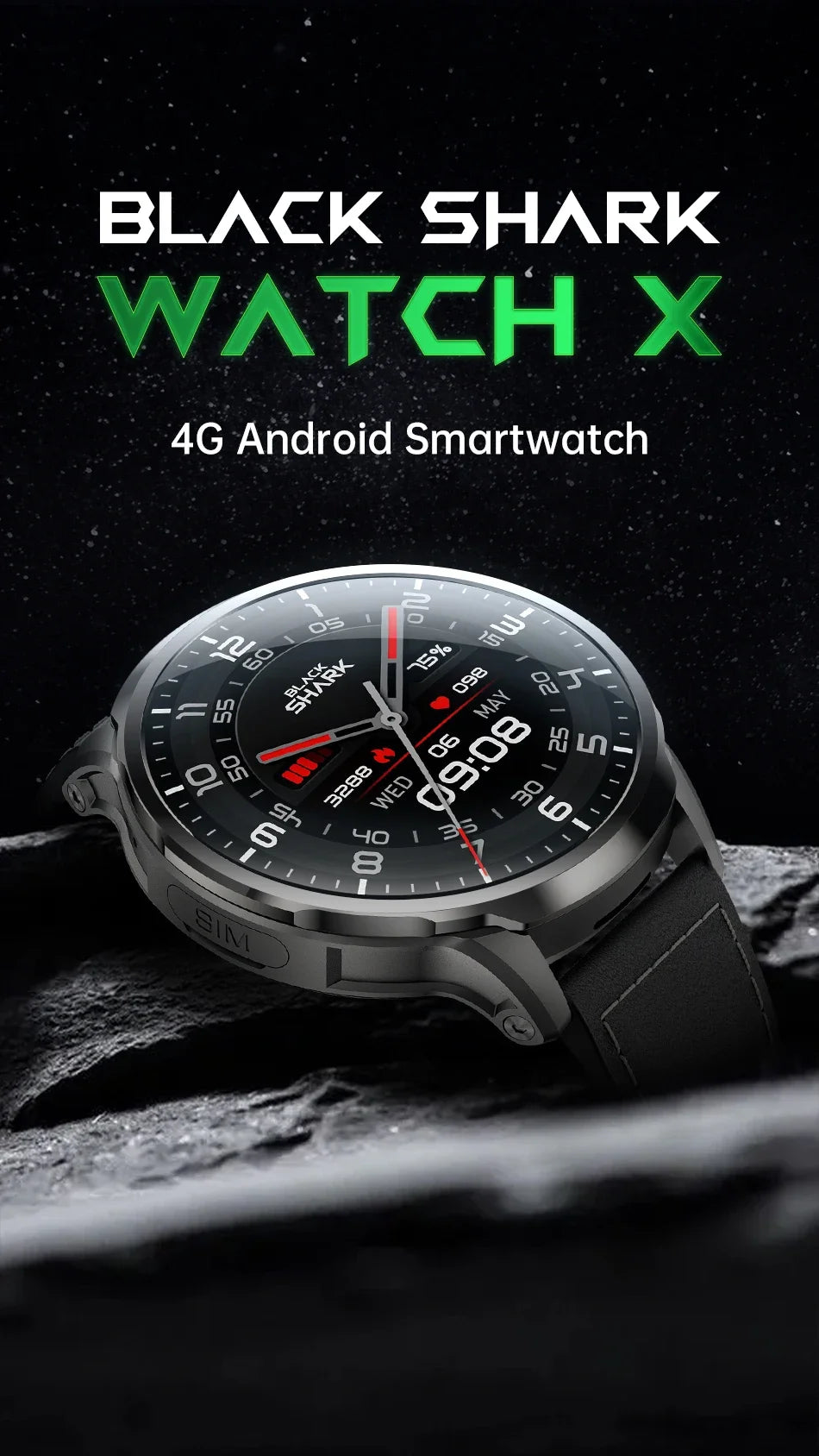 X 4G Smart Watch Waterproof IP67 &amp; 2MP Camera