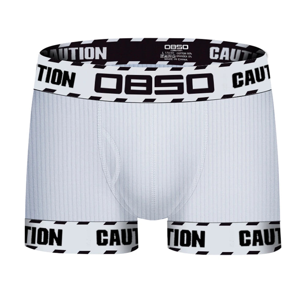 Men's Boxer Underwear Soft Cotton Sexy 3D Long