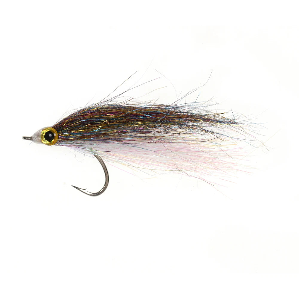 Wifreo Wounded Ice Minnow Fly Ice Dub Slowly Sinking Salmon Trout Sea Bass Pike Steelhead Redfish Fly Fishing Flies Lures 