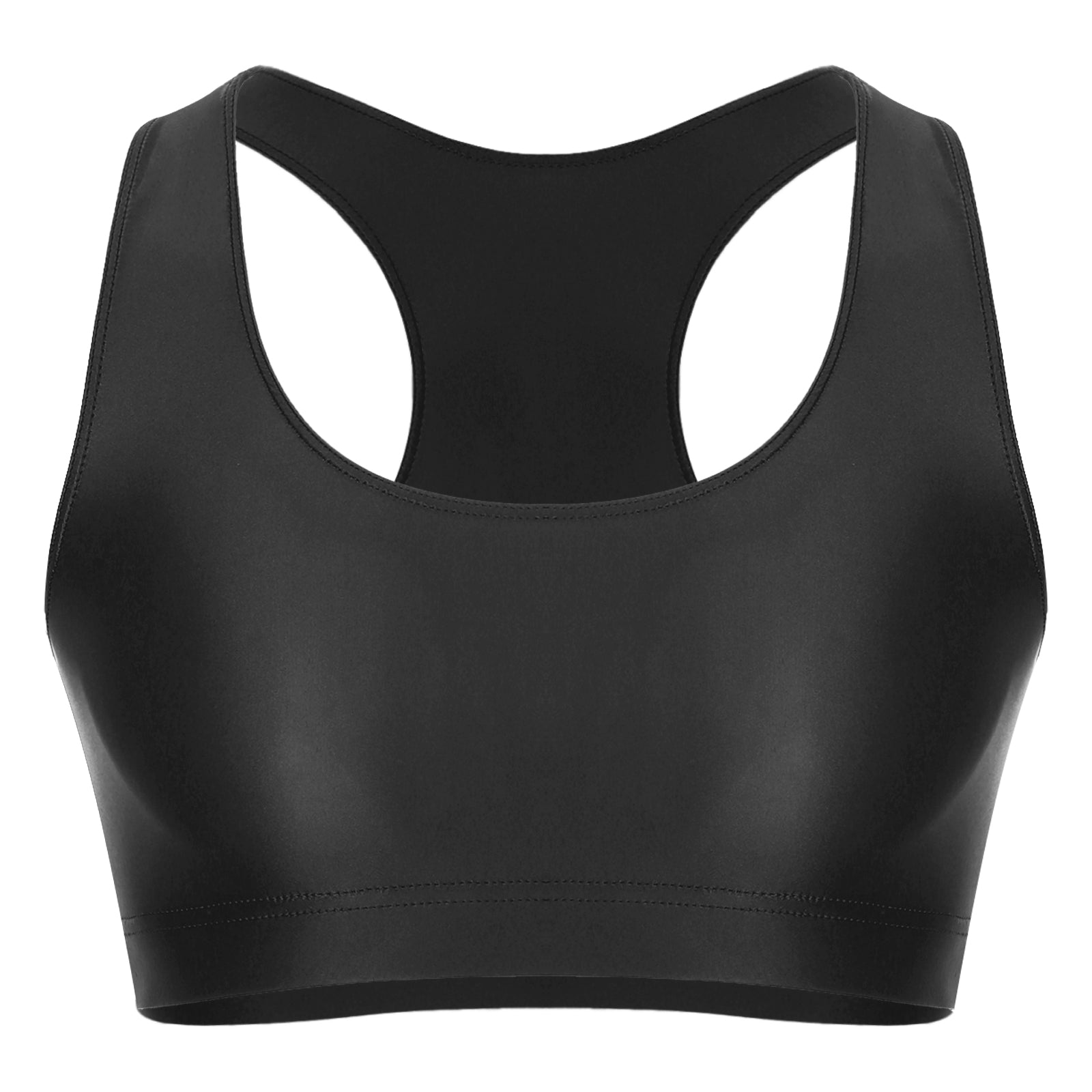 Áo Croptop Nam Thể Thao Bóng Đẹp U Neck Tập Gym Yoga