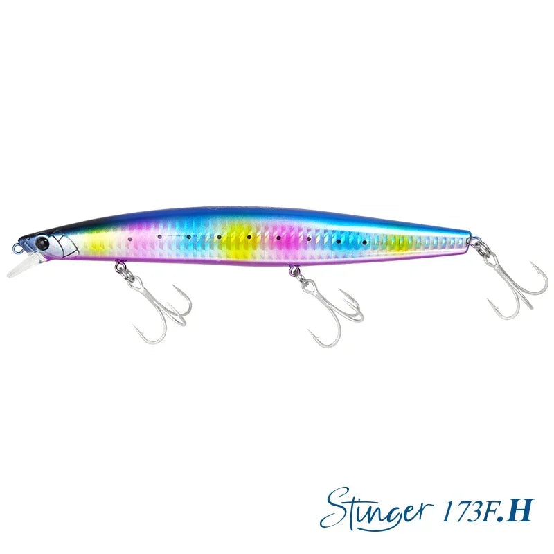 TSURINOYA Shore Fishing STINGER 173F Floating Minnow Silm Fishing Lure 173mm 37.5g Saltwater Hard Plastics Big Game Hard Bait