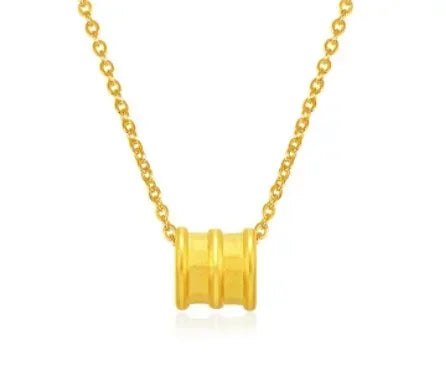 24K Pure Gold Pendant For Women