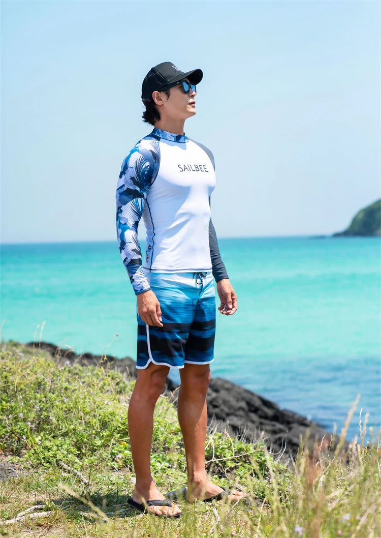 Áo Bơi Nam SAILBEE Chống UV - Lướt Sóng và Bơi Lội