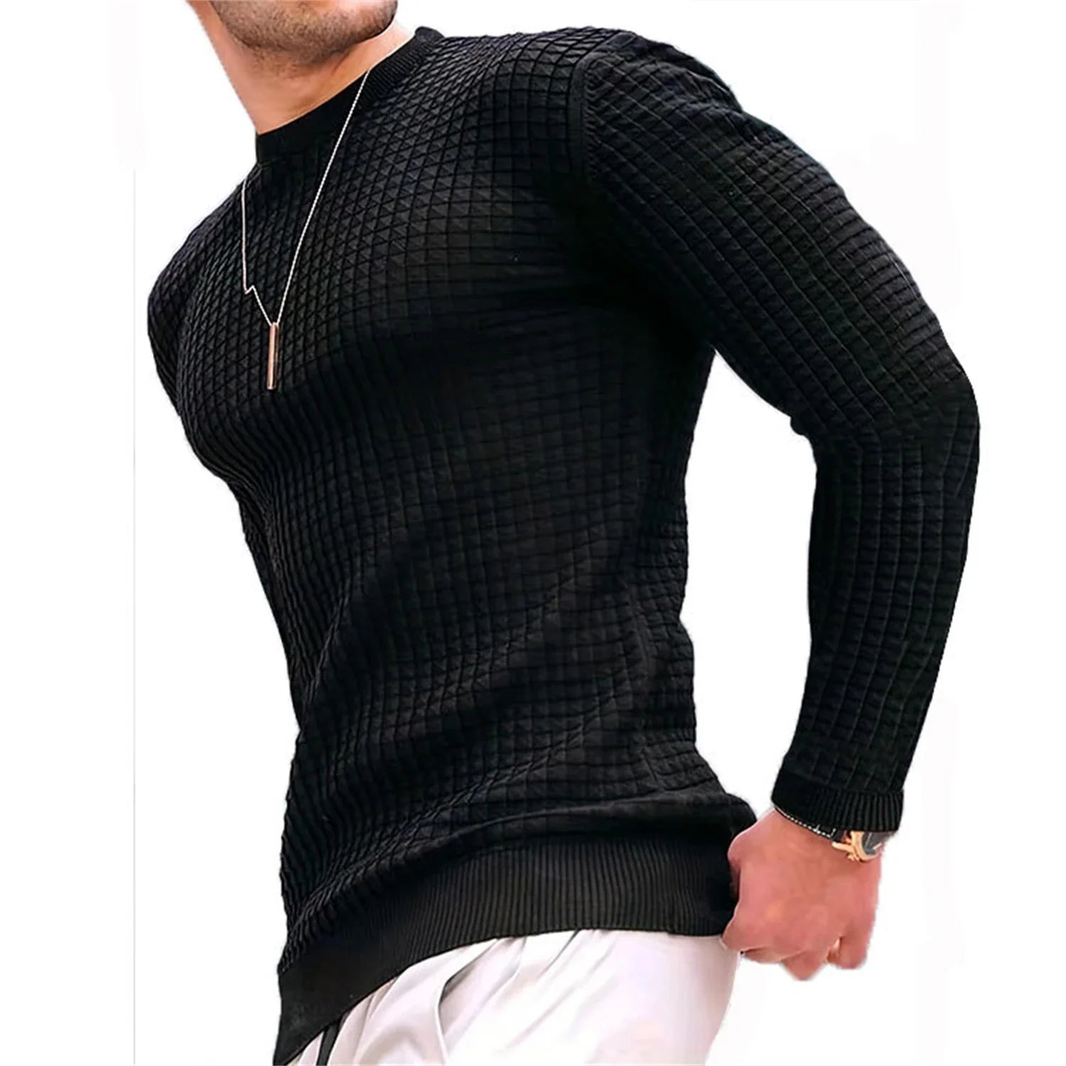 Áo Hoodie Nam Kẻ Sọc Nhỏ Trẻ Trung Ấm Áp - Daisan Mart