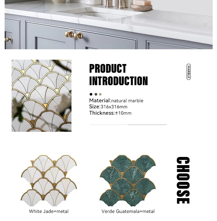 High-end 10mm Natural Stone Tiles for Wall and Floor Decoration