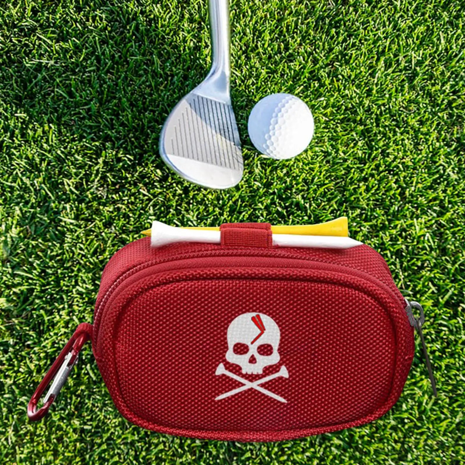 Convenient Golf Ball Pouch with Zippered Waist