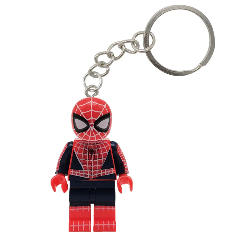 Lego Spider-Man Miles &amp; Gwen Cute Bag Keychain