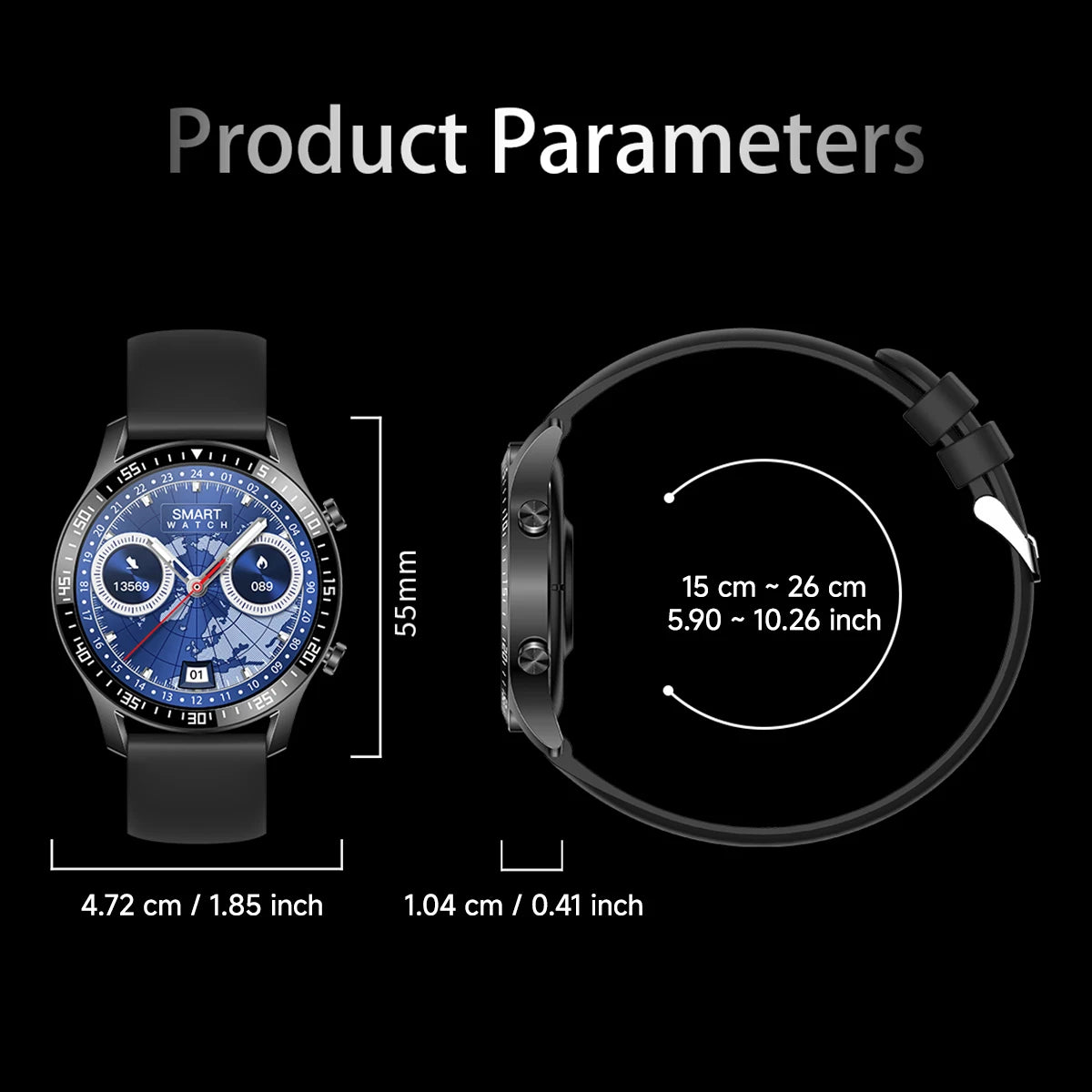 Đồng hồ thông minh 2025 - Gọi Bluetooth, Đa chế độ thể thao