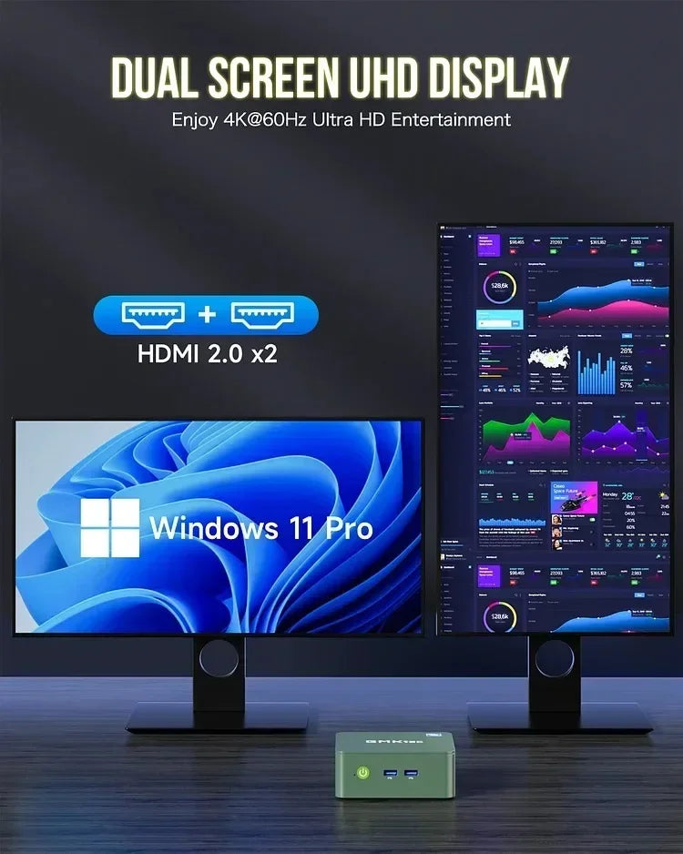 Máy Tính Nhỏ GMKtec G3 Plus - Hiệu Suất Cao, Đa Nhiệm - Daisan Mart