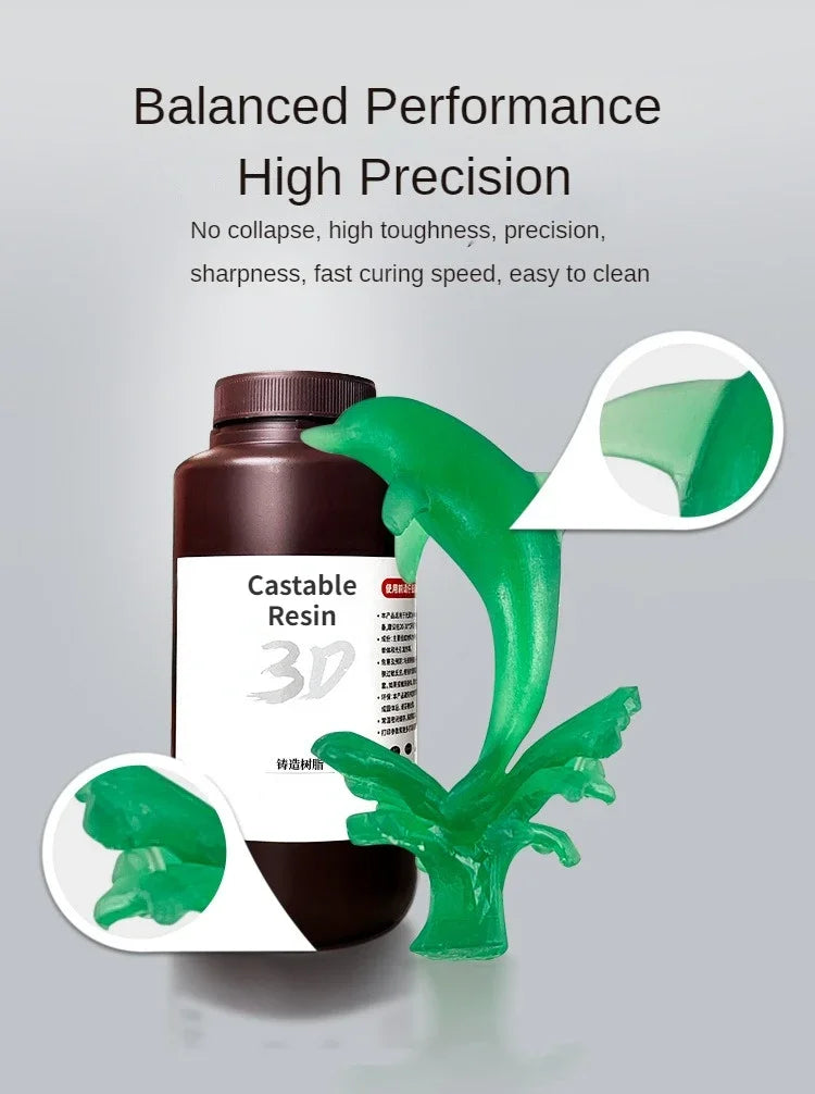 3D Printed Plastic Jewelry Casting, Shiny, No Air Bubbles