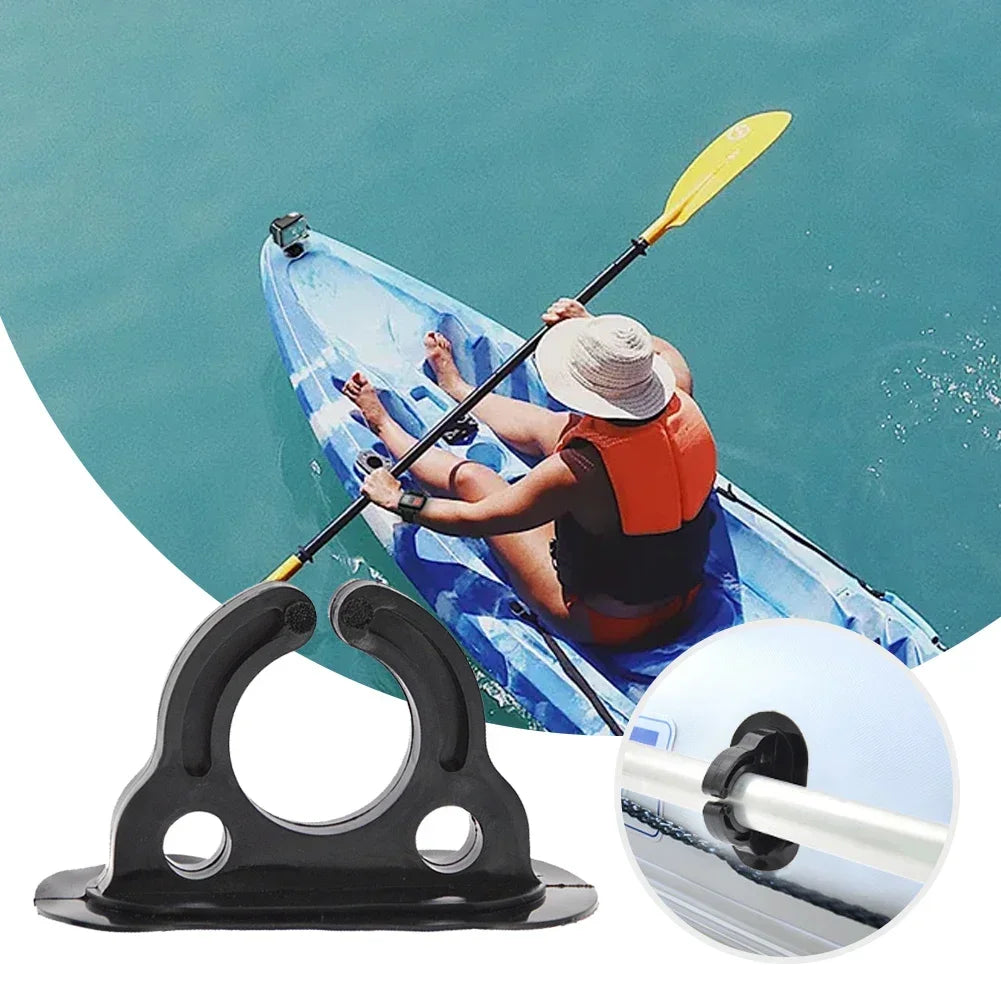 4/2 Pcs Kayak Paddle Clips Plastic Inflatable Boat Paddle Holder Paddle Storage Holder for Kayak Canoe Rowing Boat Accessories