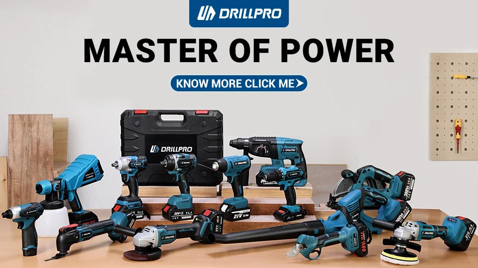 Máy vặn vít không chổi than Drillpro 2000N.M 18V - Daisan Mart