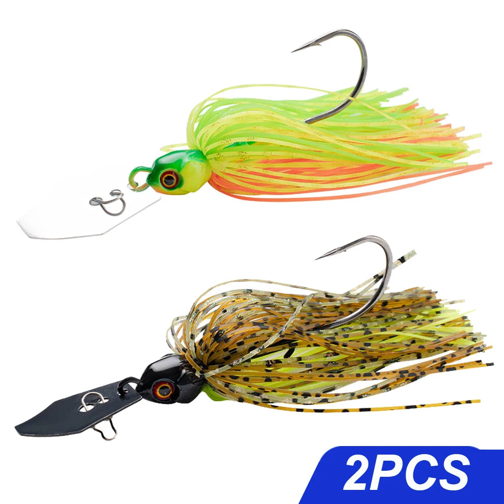 Mồi Câu Spinner 7g-21g Bộ Lưỡi Câu Kim Loại Weedless