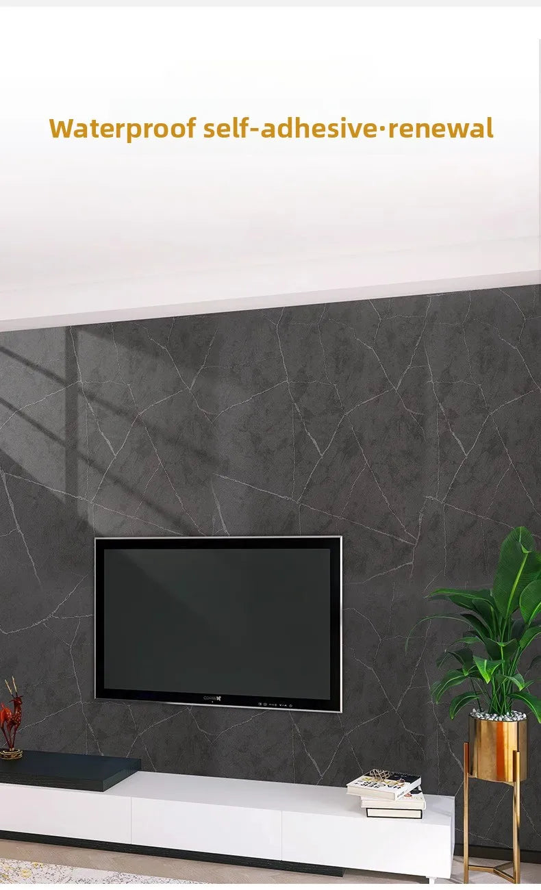 Decal Đá Cẩm Thạch Chống Thấm Dán Tủ Bếp 50cm