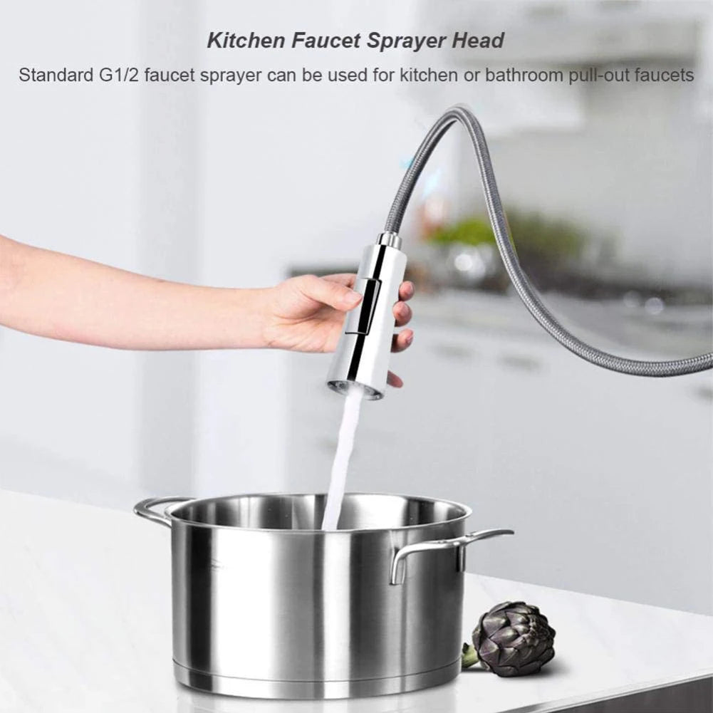 360 Degree Swivel Extendable Shower Head for Kitchen &amp; Bathroom