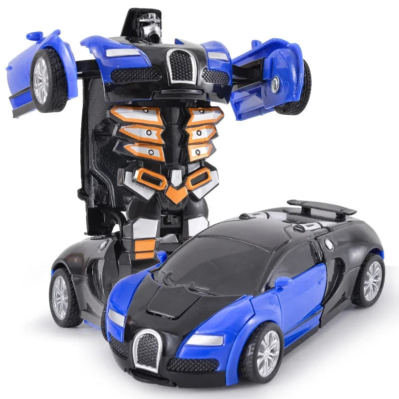 Ô tô Robot Biến Hình Tự Động Tương Tác Cha Con - Daisan Mart