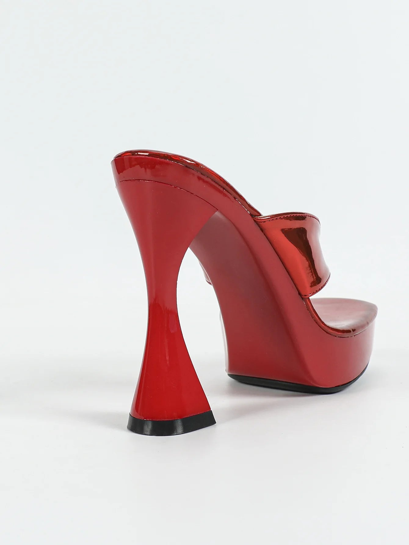 Women's Square Heel Sandals, 12CM Thick Sole Summer