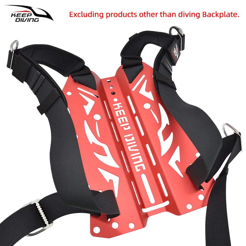 Aluminum Alloy Technic Diving Backplate Wing BCD Ultralight backplane For Scuba Diving  Harness System Hardware Backmount