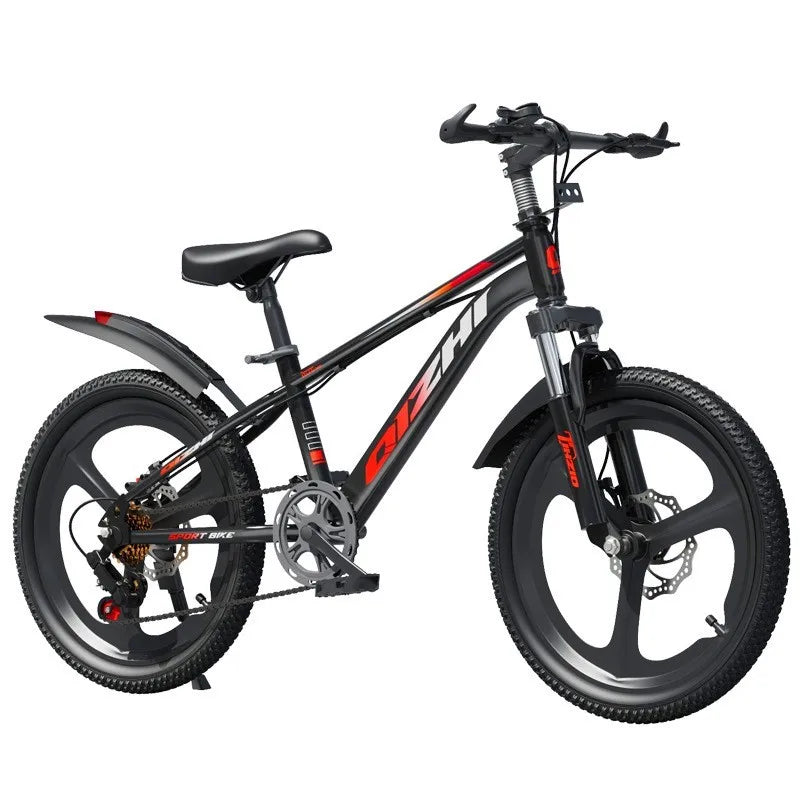 WOLFACE 20/22 Inch Unisex Road Bike Aluminum Alloy Frame Single Speed ​​Children's Mountain Bike Disc Brake Portable Adult Scooter
