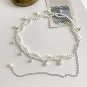 Thắt Lưng Ngọc Trai Nhiều Lớp Phong Cách Hàn Quốc