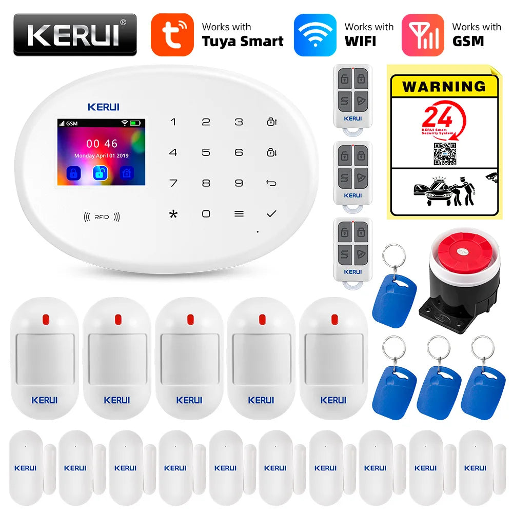 Báo Động Chống Trộm KERUI WiFi Thông Minh Nhà - Daisan Mart