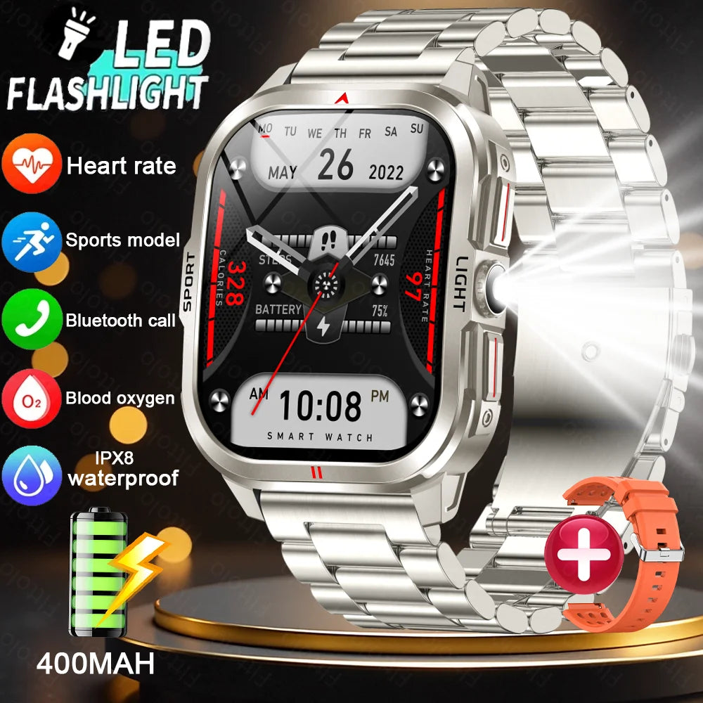 Đồng Hồ Thông Minh Nam 2025 2.01 HD, Gọi Bluetooth