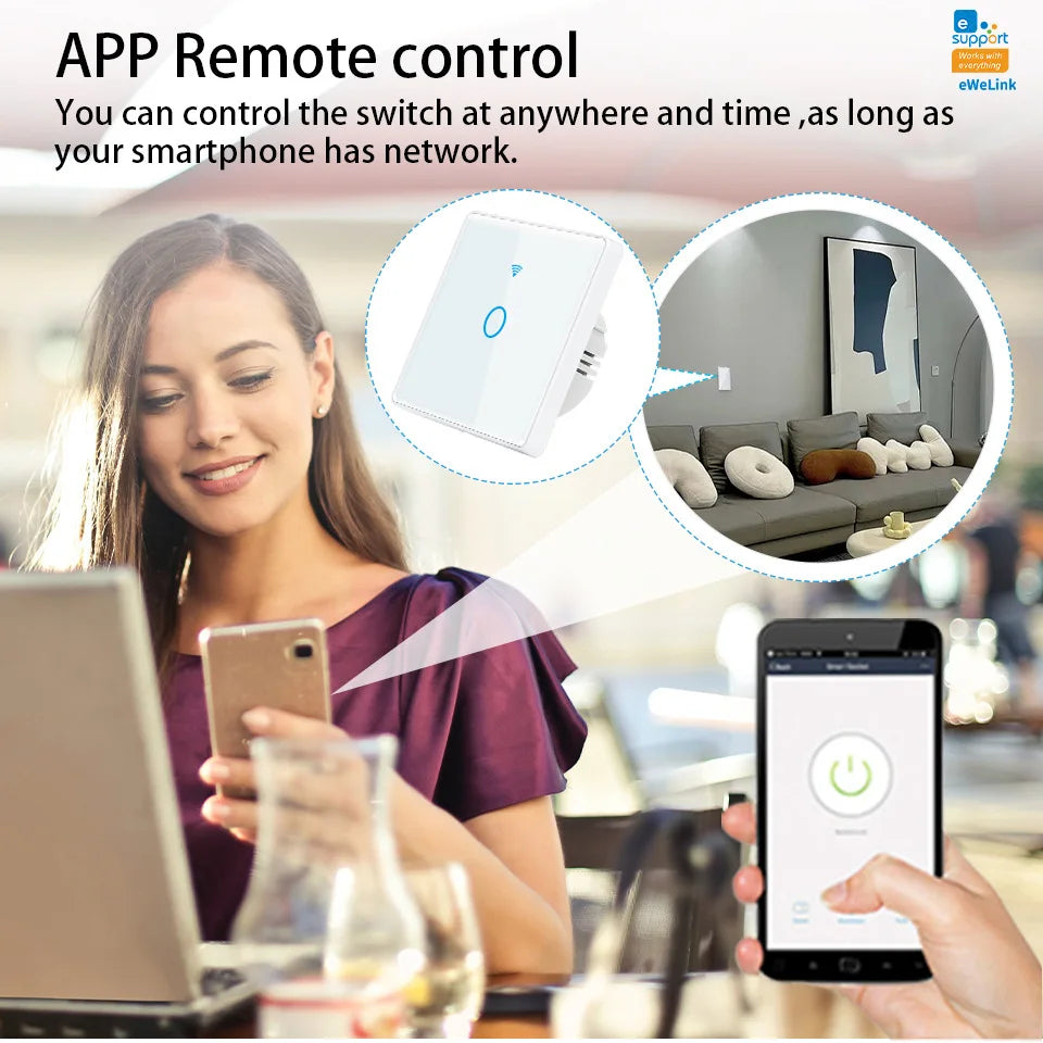 Tuya EWeLink EU Smart Switch - Voice Control