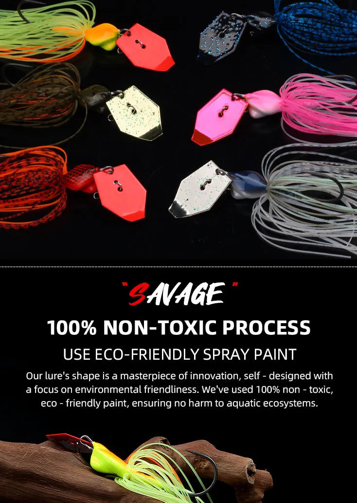 Mồi Jig Đầu Lắc 1/2oz Câu Cá Magic Works Silicon