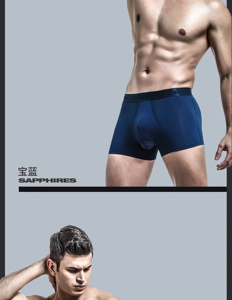 Modal Men's Underwear, Push-up Pad, Cup Separator, Antibacterial