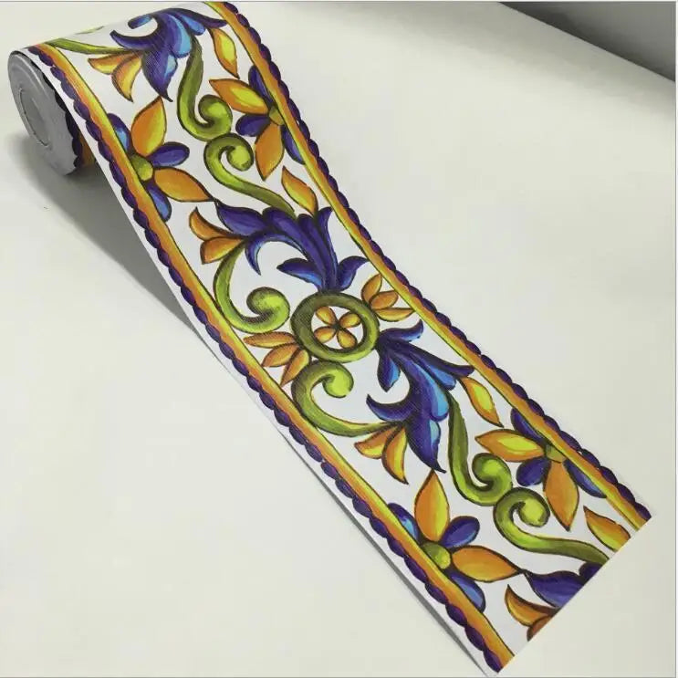 Waterproof PVC Wall Panels Self-Adhesive Skirting Board - Bathroom Safe Tile Border Sticker for Shower Corner Guard