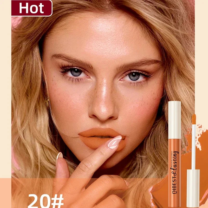 Long-lasting Matte Lipstick 24 Colors - Attractive &amp; Waterproof