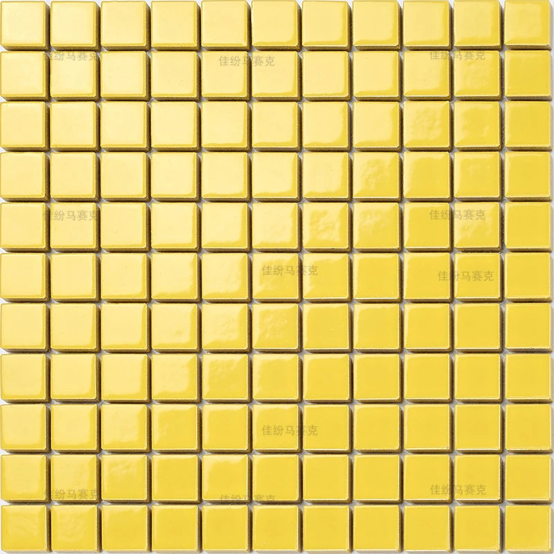 Gạch Mosaics Gốm Đơn Sắc Trang Trí Nhà Tinh Tế - Daisan Mart
